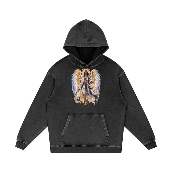 Jubilore "Dominions" Snow Washed Loose Cotton Hoodie