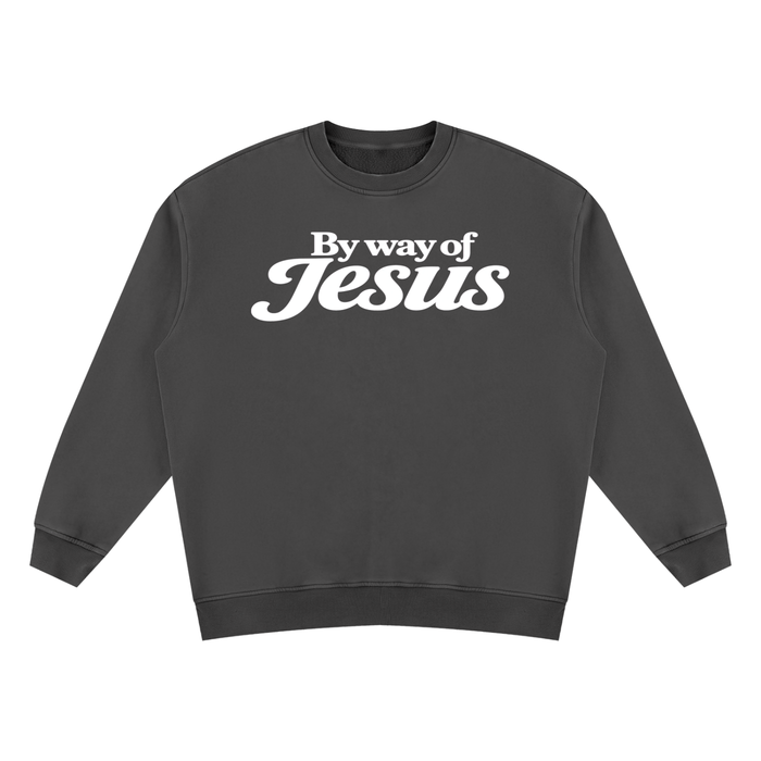Jubilore Unisex Vintage Wash Fleece Sweatshirt