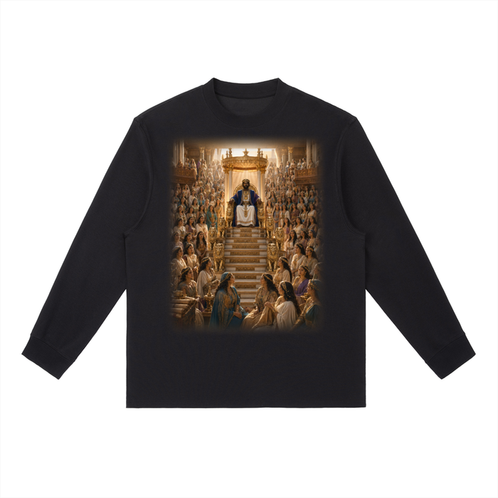 Jubilore "Solomon" Essential Crewneck Long-Sleeve T-Shirt