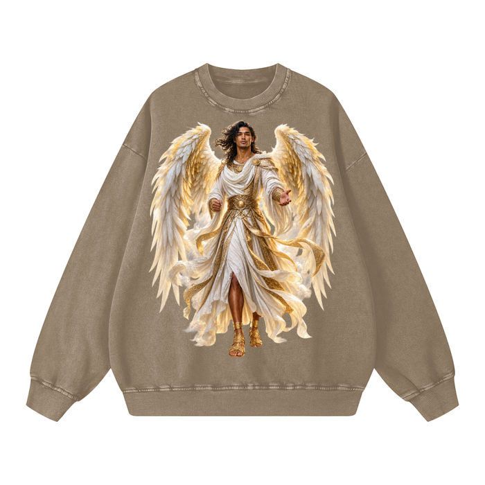 Jubilore "Gabriel" Snow Washed Oversized Sweatshirt