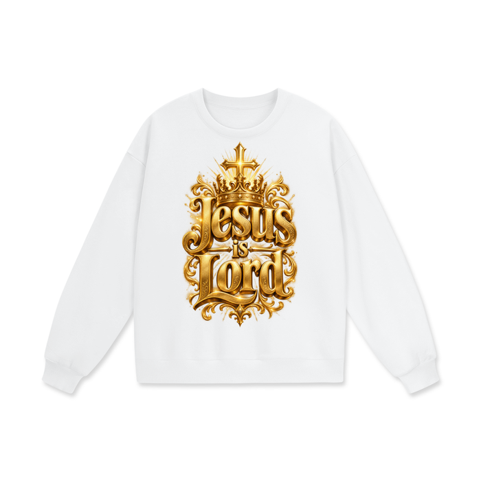 Jubilore "Jesus Is LORD" Heavyweight Drop Shoulder Sweatshirt