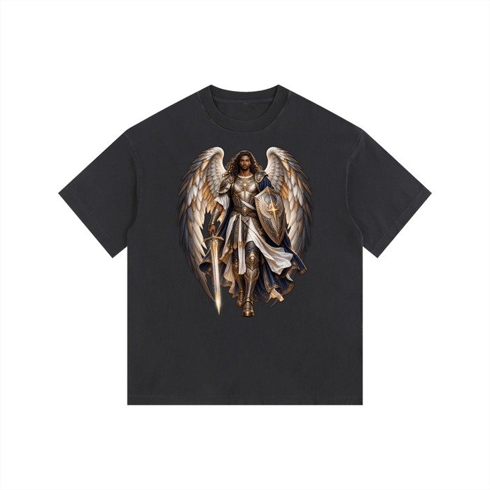 Jubilore "Michael" Vintage Washed Oversized Cotton T-Shirt