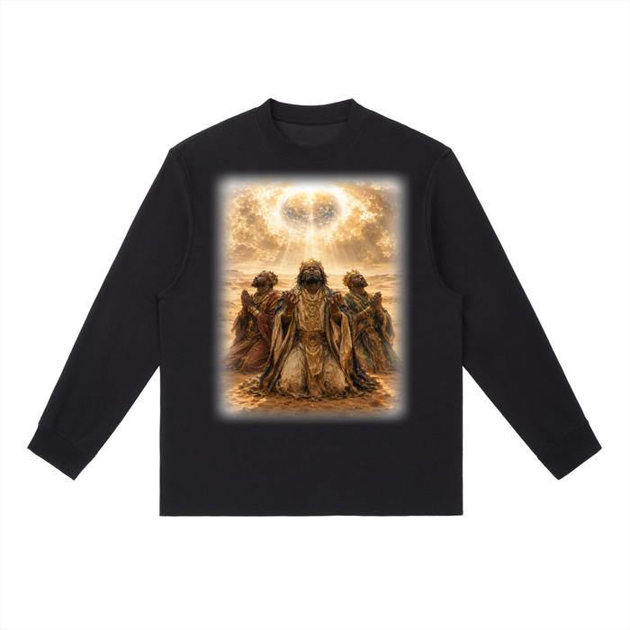 Jubilore "Three Wise Men" Essential Crewneck Long-Sleeve T-Shirt