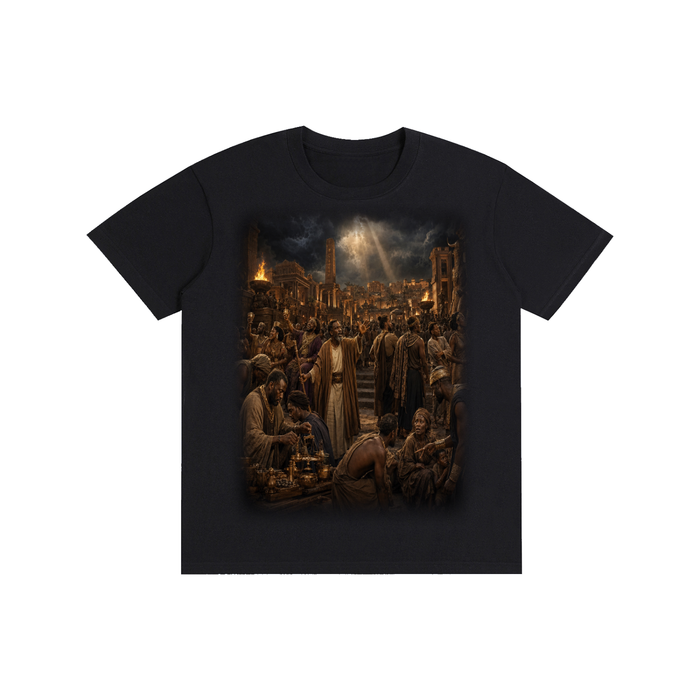 Jubilore "Sodom & Gomorrah" Pure Cotton Unisex T-Shirt
