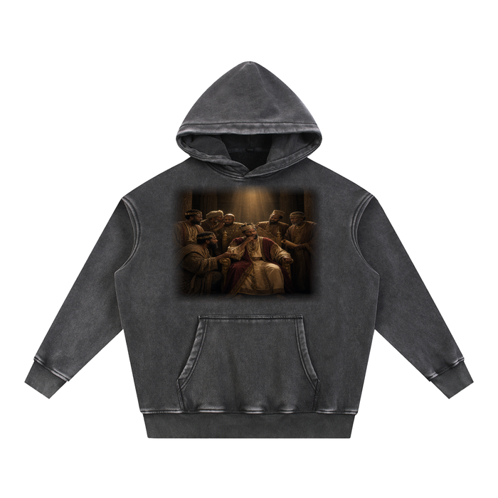 Jubilore "Daniel" Snow Wash Fleece Oversize Hoodie