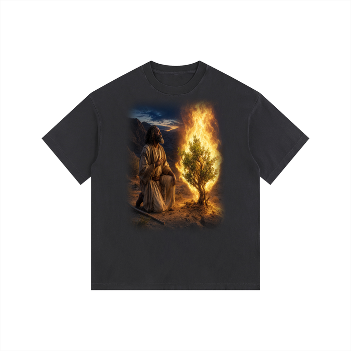 Jubilore “Moses” Vintage Washed Oversized Cotton T-Shirt