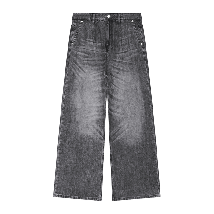 Jubilore Men's Vintage Wash Denim Jeans