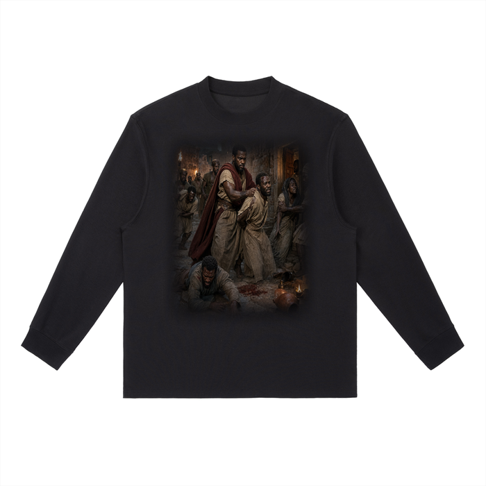 Jubilore "Paul" Essential Crewneck Long-Sleeve T-Shirt