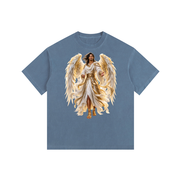 Jubilore "Gabriel" Vintage Washed Oversized Cotton T-Shirt