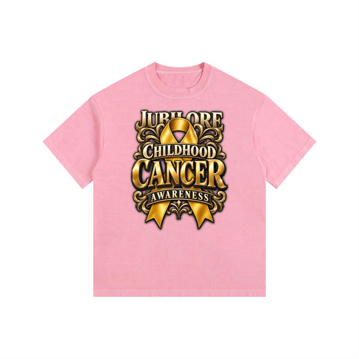 Jubilore "CC" Vintage Washed Oversized Cotton T-Shirt