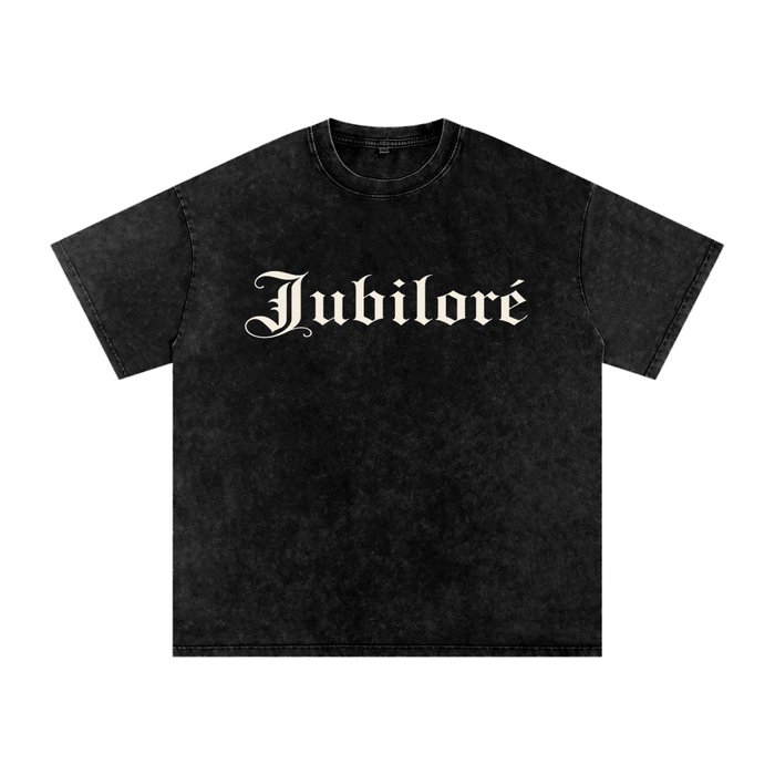 Jubilore Snow Washed Oversized Cotton T-Shirt