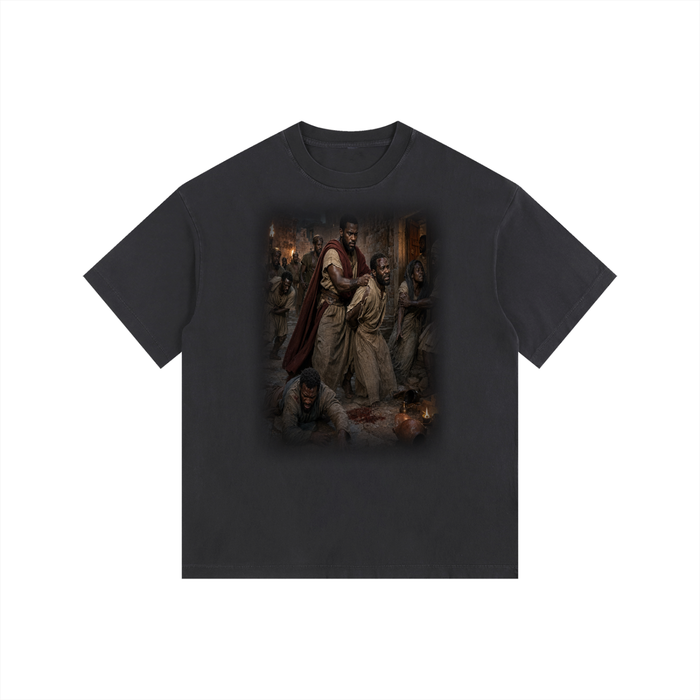 Jubilore “Paul” Vintage Washed Oversized Cotton T-Shirt