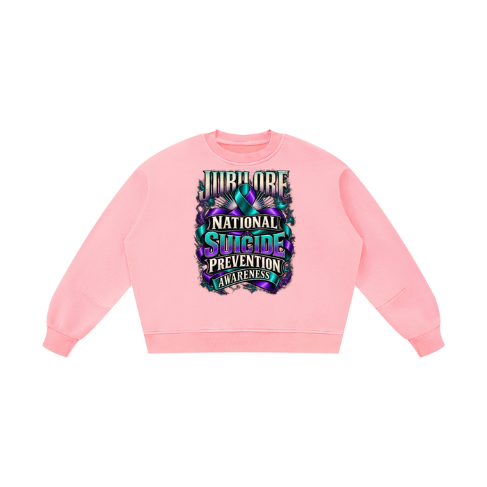 Jubilore "NSP" Unisex Boxy Vintage Washed Sweatshirt