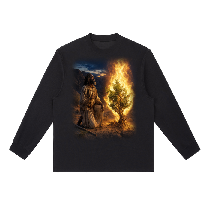 Jubilore “Moses” Essential Crewneck Long-Sleeve T-Shirt