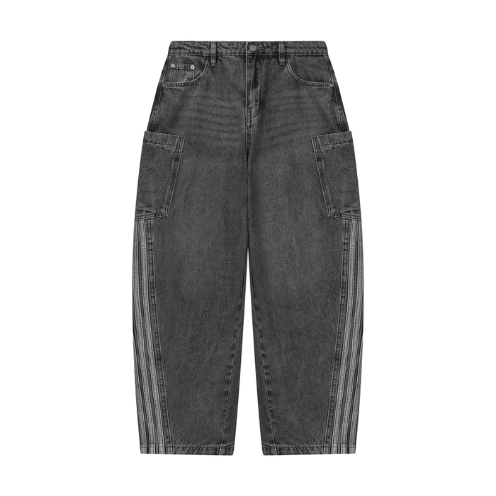Jubiloré Women's Vintage Wash Barrel Leg Jeans
