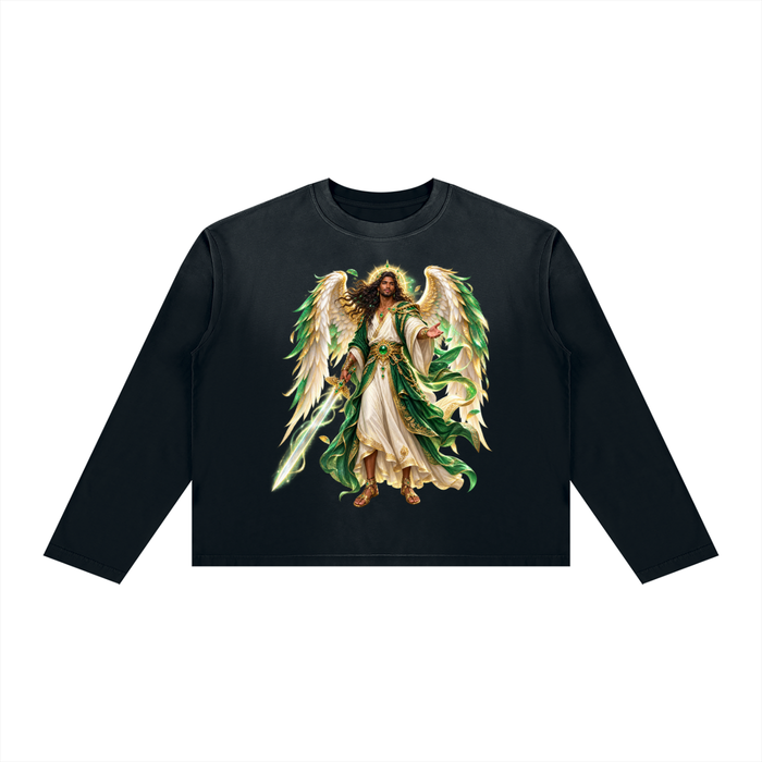 Jubilore "Raphael" Unisex Sunfade Boxy Long Sleeve T-Shirt