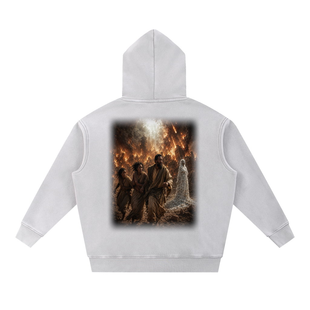 Jubilore "Sodom & Gomorroh" Snow Wash Fleece Oversize Hoodie