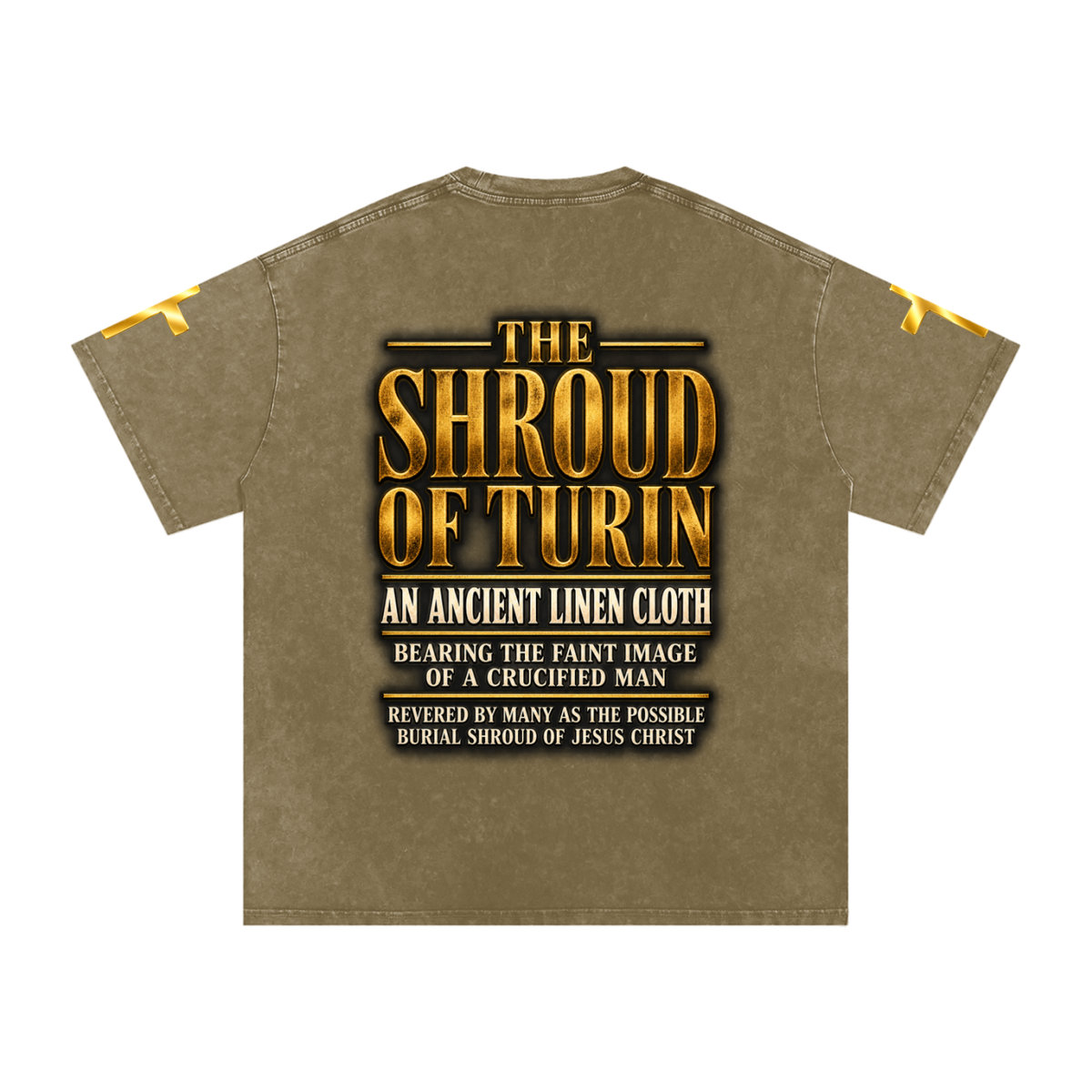 Jubilore "SOT" Snow Washed Oversized Cotton T-Shirt