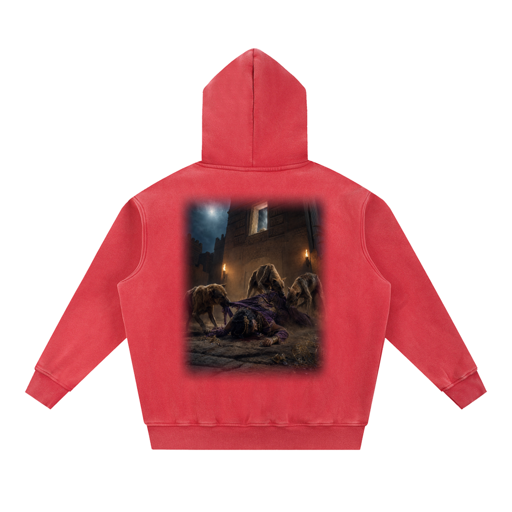 Jubilore "Jezebel" Snow Wash Fleece Oversize Hoodie