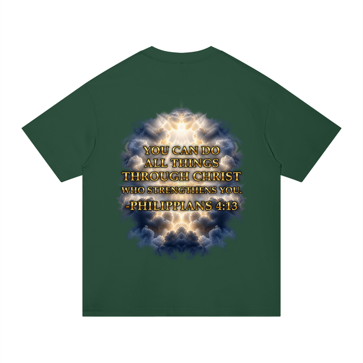 Jubilore "Christ Saves" Unisex Regular Fit Cotton T-Shirt