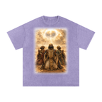 Jubilore "Three Wise Men" Snow Washed Oversized Cotton T-Shirt