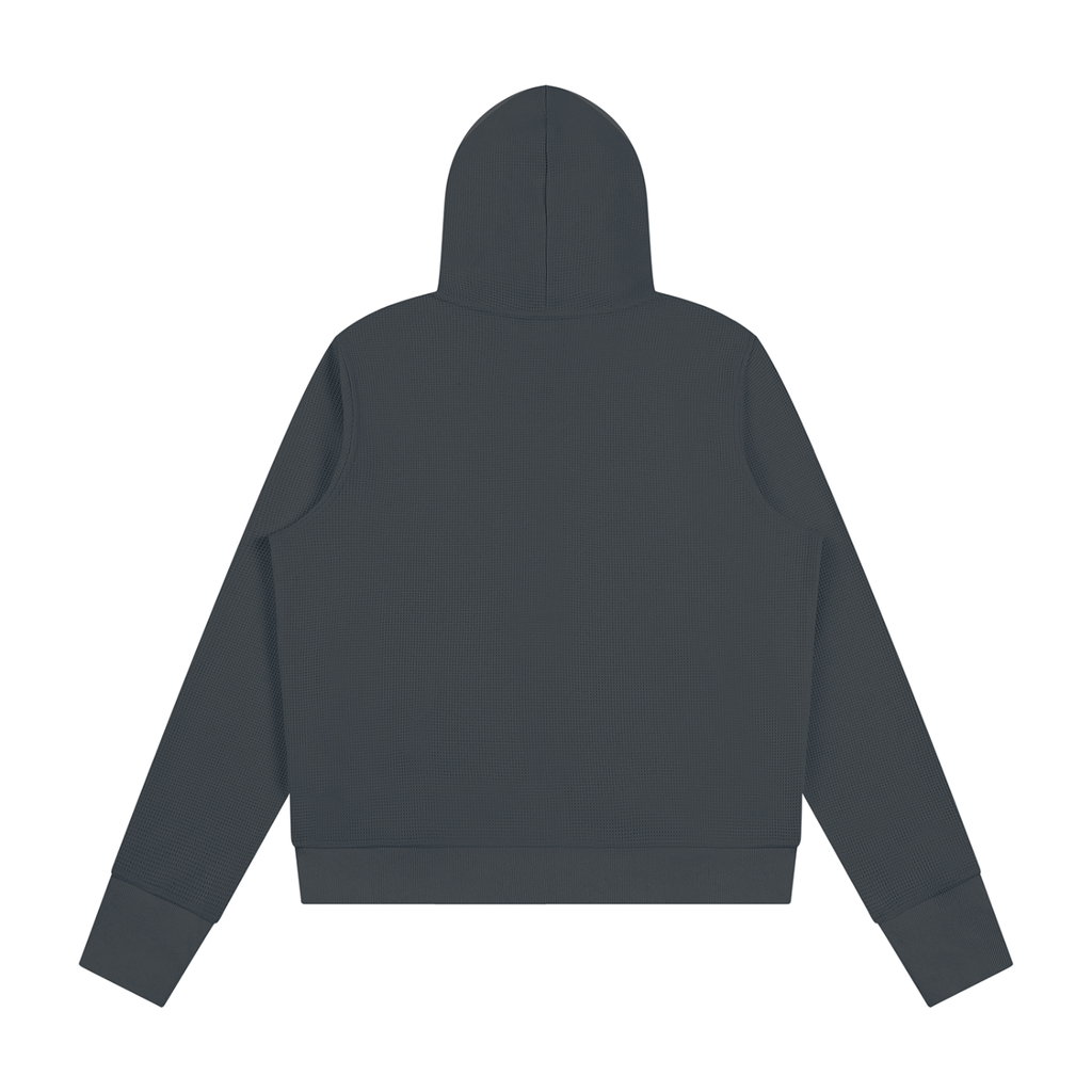Jubiloré Women's Waffle Full Zip Hoodie