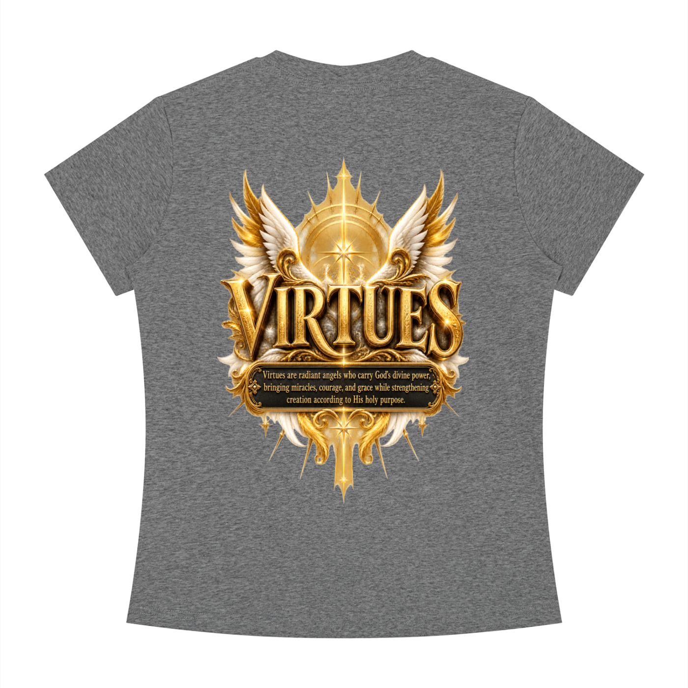 Jubiloré "Virtues" Women's Slim Fit Crewneck T-Shirt