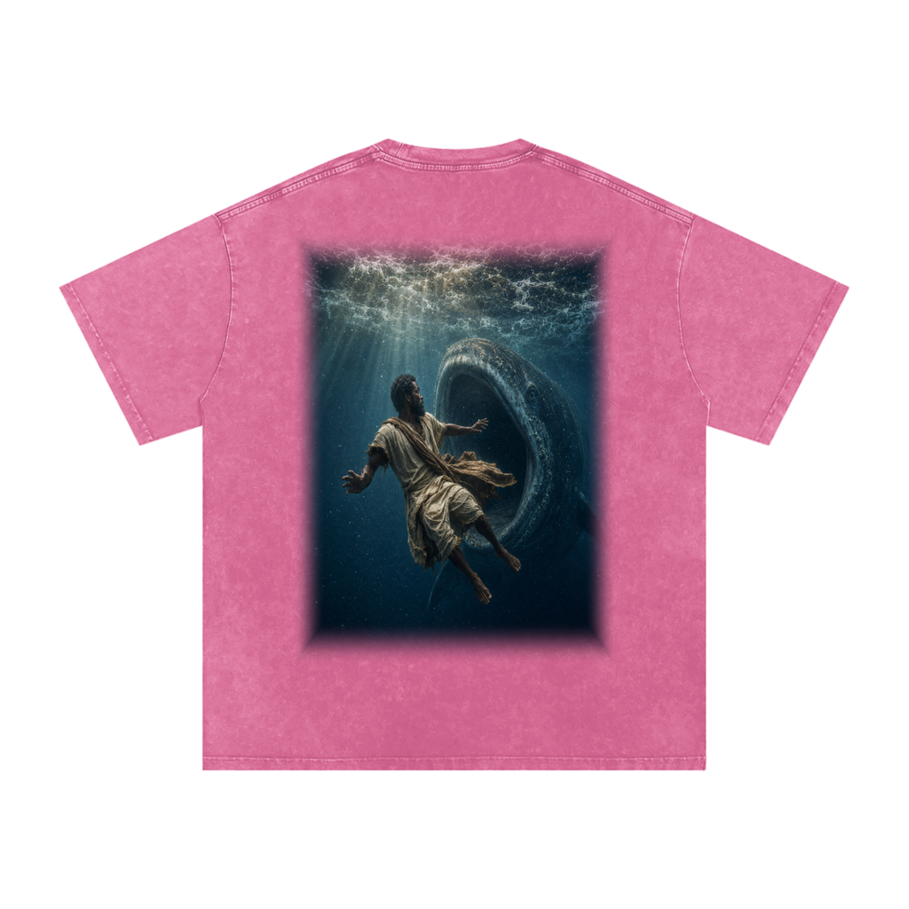 Jubilore "Jonah" Snow Washed Oversized Cotton T-Shirt
