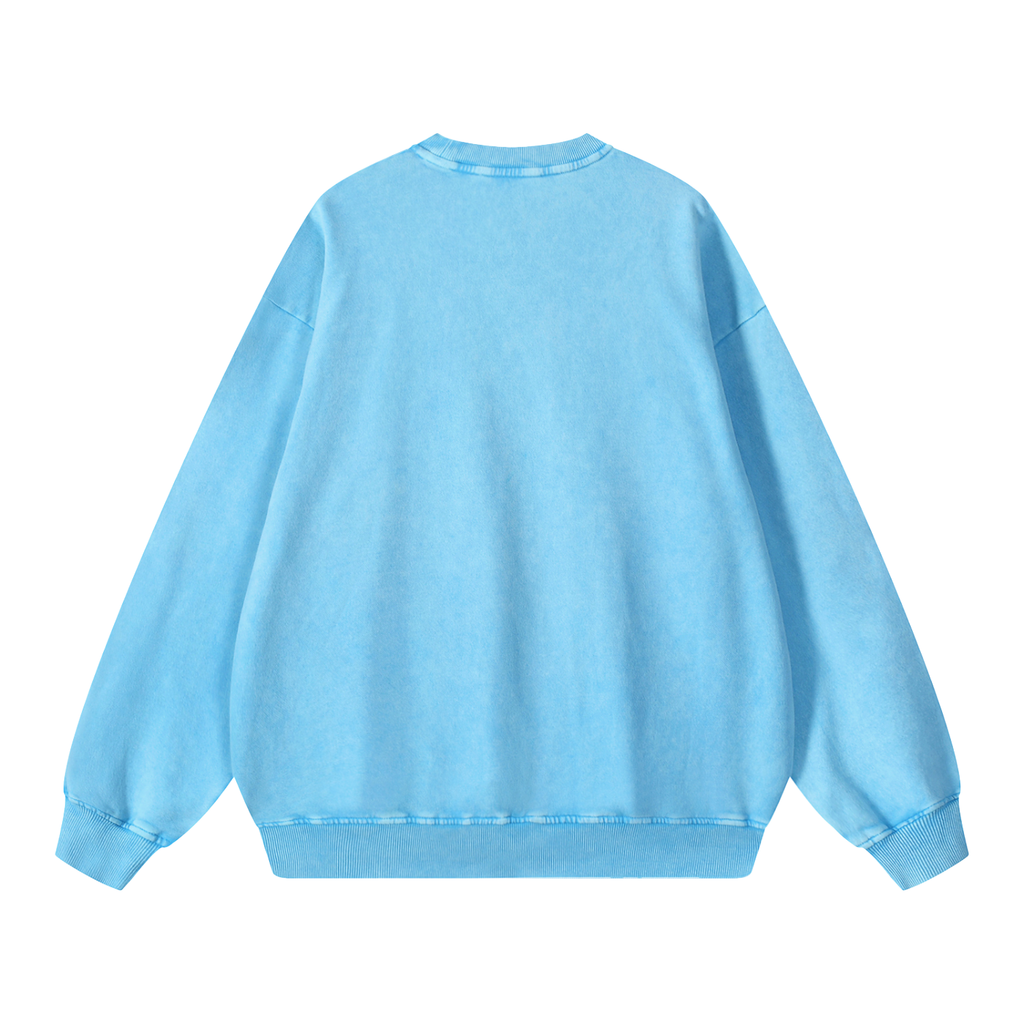 Jubilore "NAA" Snow Washed Oversized Sweatshirt