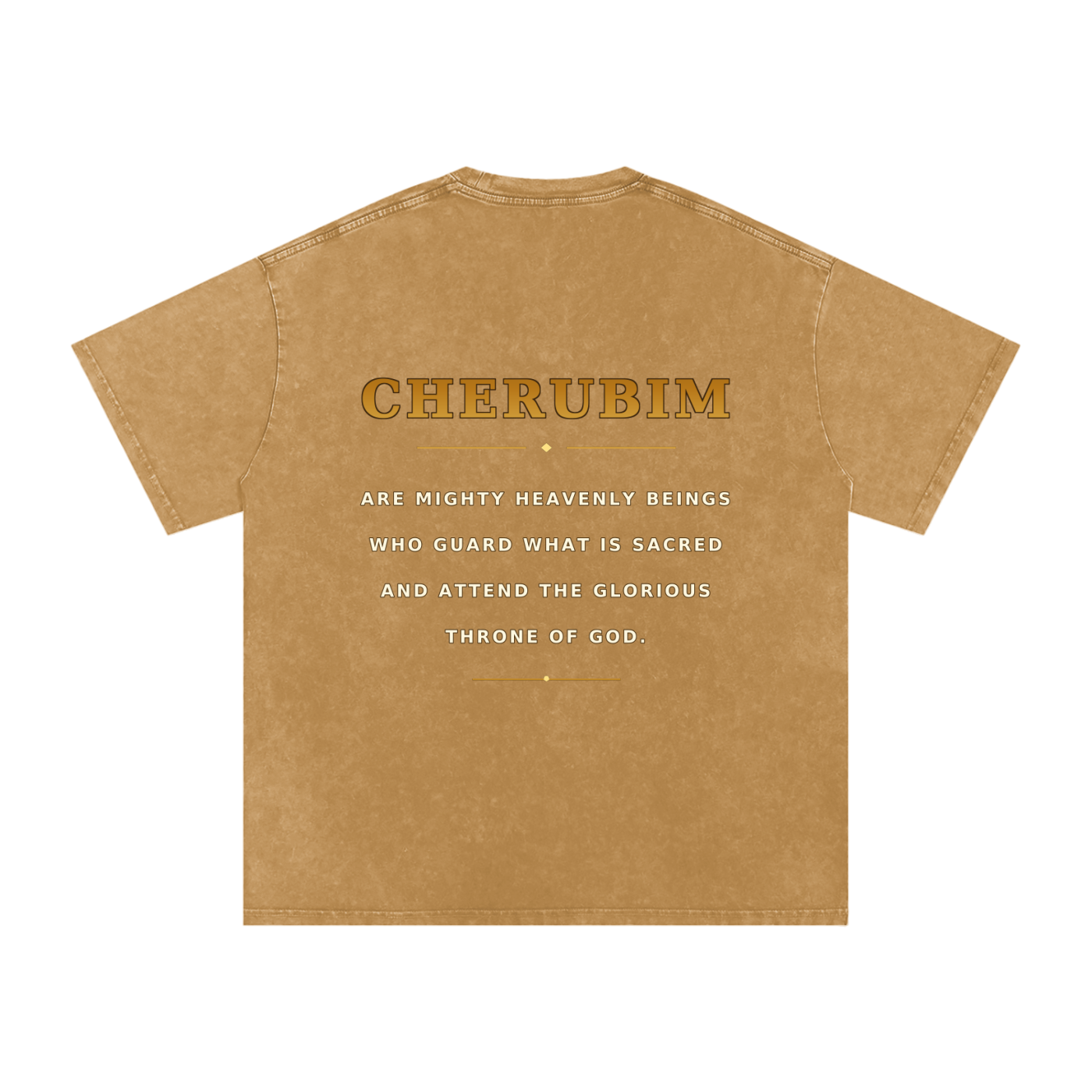 Jubilore Cherubim Snow Washed Oversized Cotton T-Shirt
