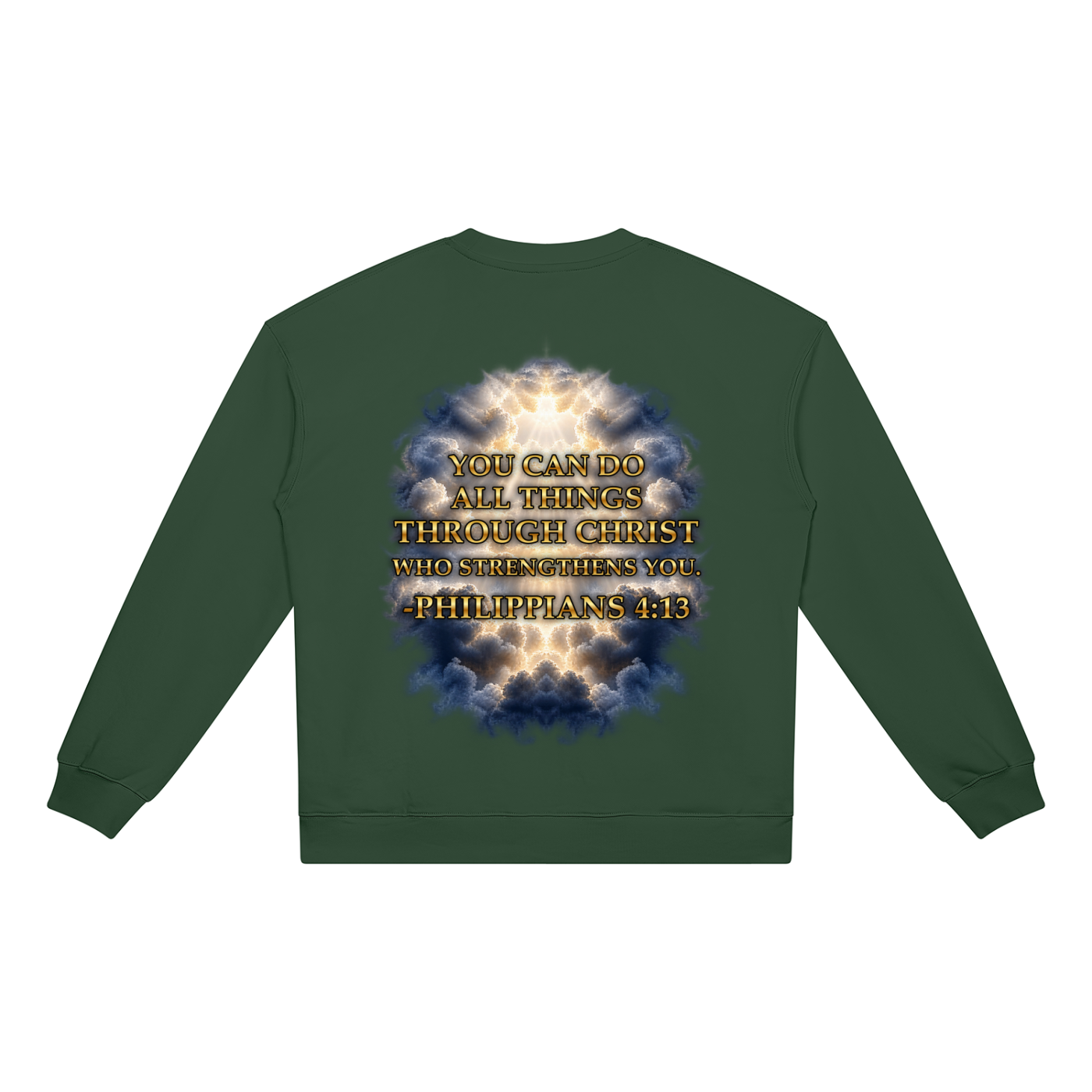 Jubilore "Christ Saves" Unisex Heavyweight Crewneck Sweatshirt