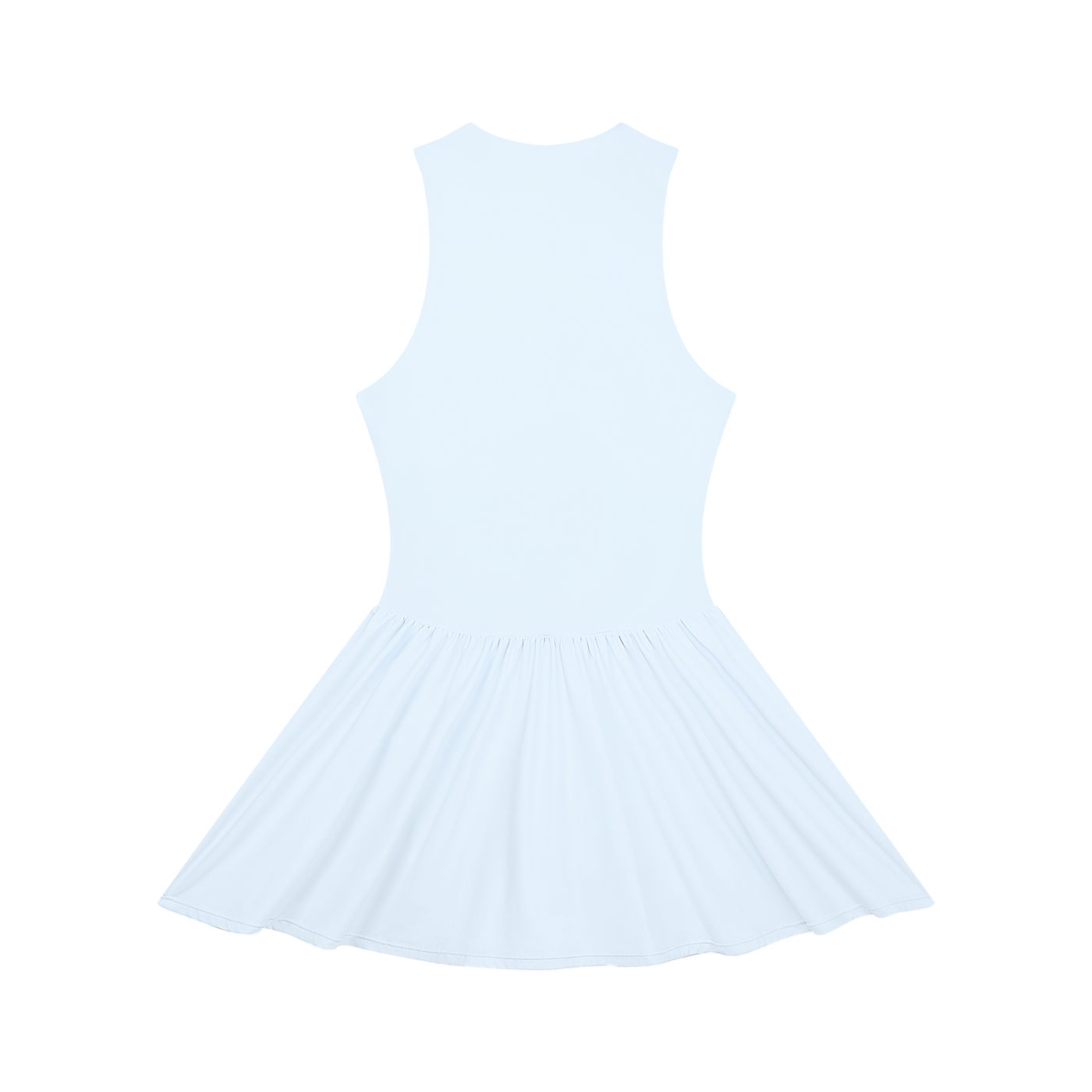 Jubilore Women’s Ruched Sleeveless Full-Zip Dress