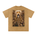 Jubilore “Solomon” Snow Washed Oversized Cotton T-Shirt