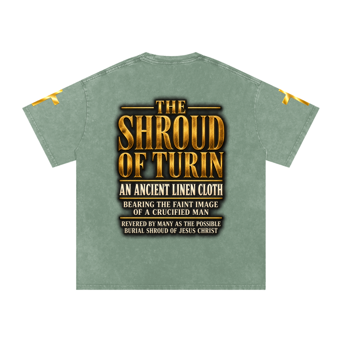 Jubilore "SOT" Snow Washed Oversized Cotton T-Shirt
