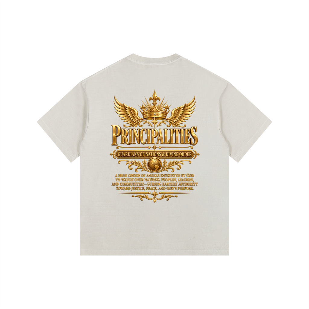 Jubilore "Principalities" Vintage Washed Oversized Cotton T-Shirt