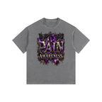 Jubilore "PA" Vintage Washed Oversized Cotton T-Shirt