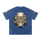 Jubilore "Christ Saves" Snow Washed Oversized Cotton T-Shirt