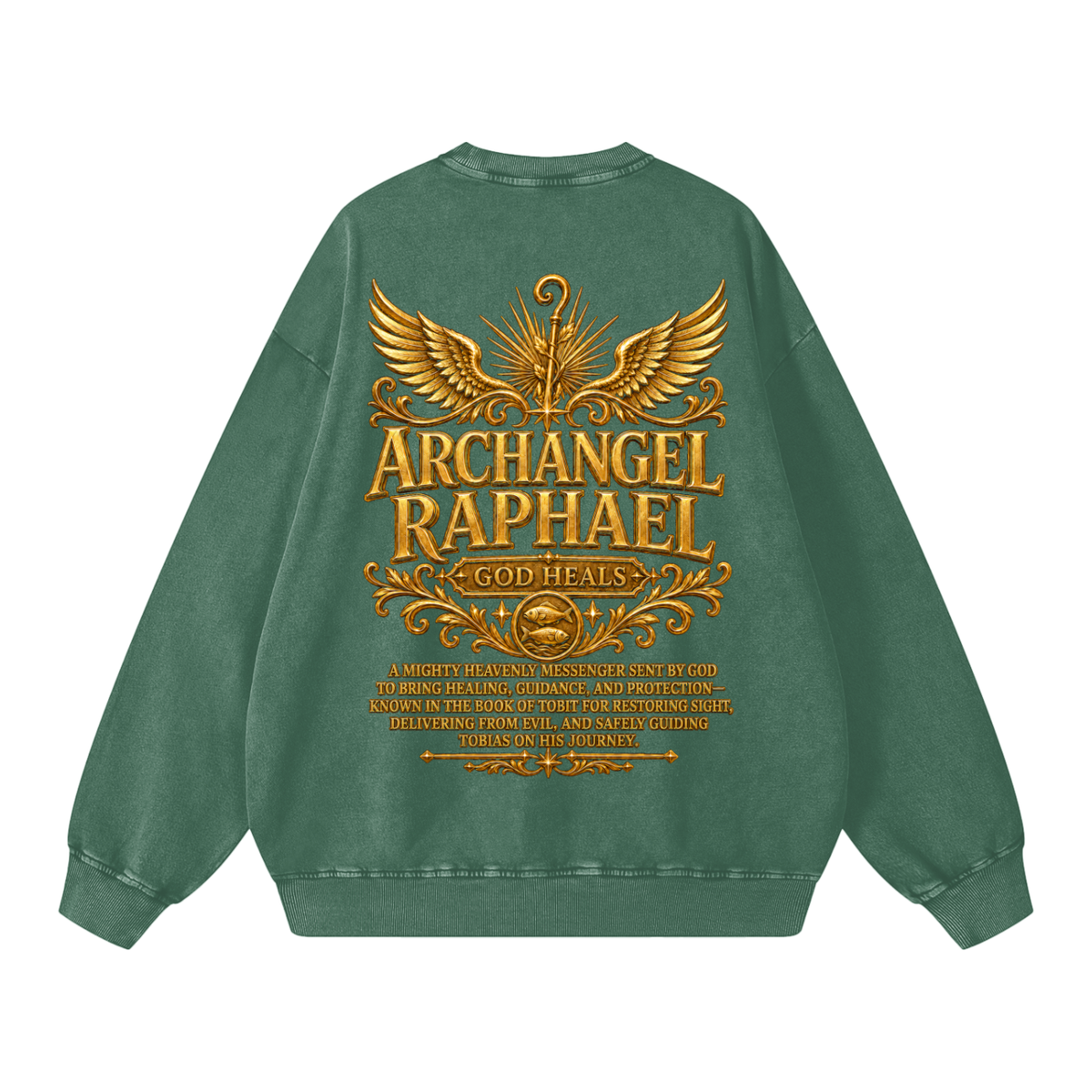 Jubilore "Raphael" Snow Washed Oversized Sweatshirt