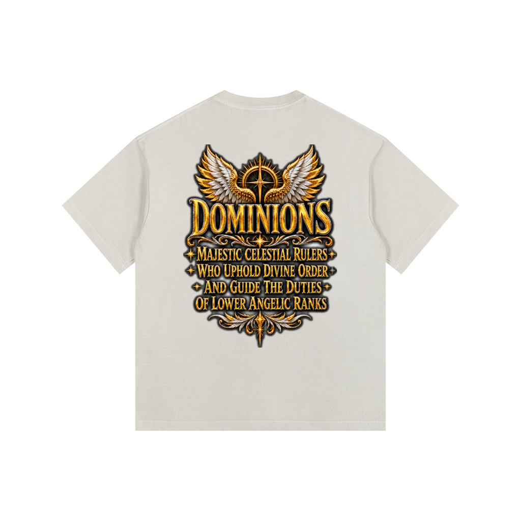 Jubilore "Dominions" Vintage Washed Oversized Cotton T-Shirt