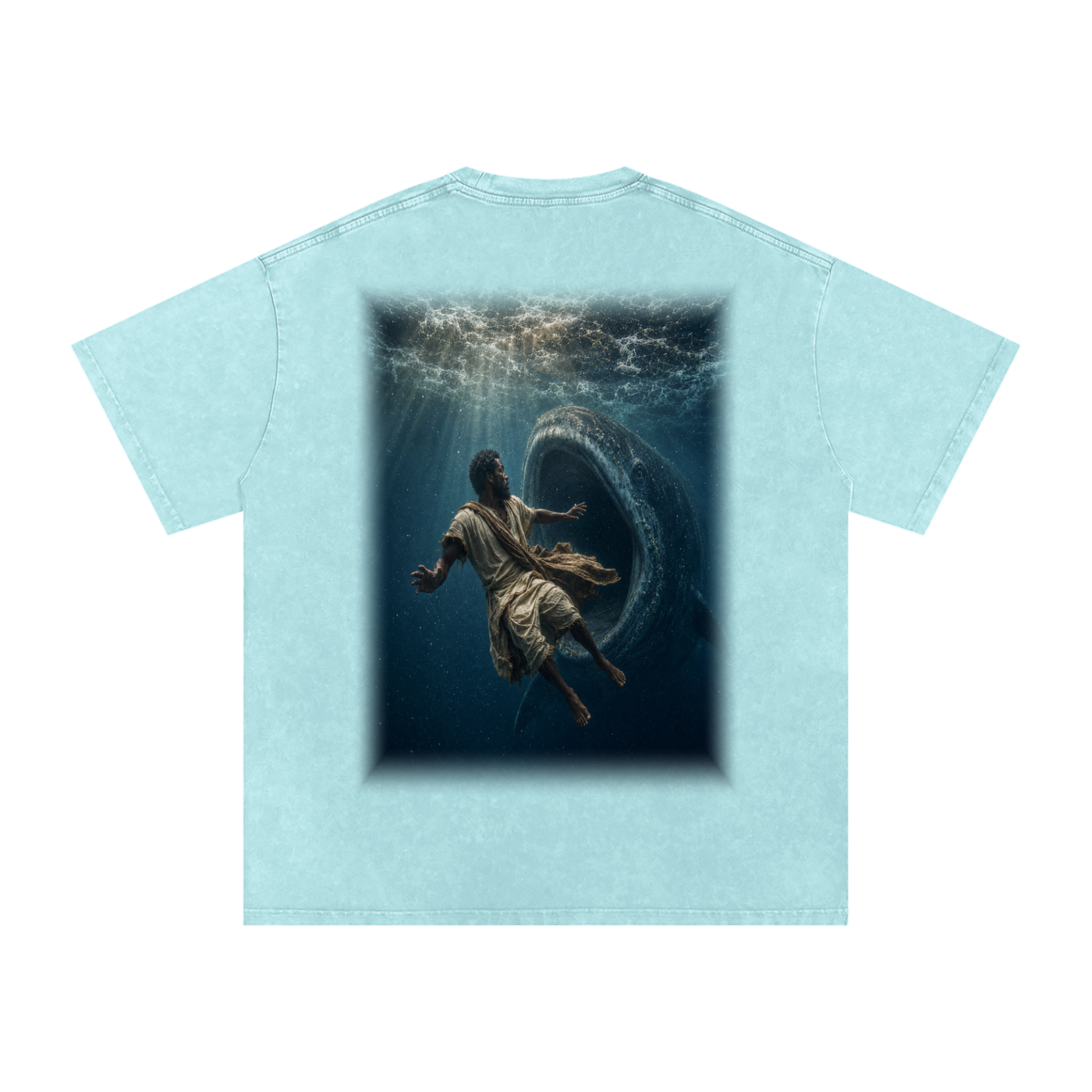 Jubilore "Jonah" Snow Washed Oversized Cotton T-Shirt