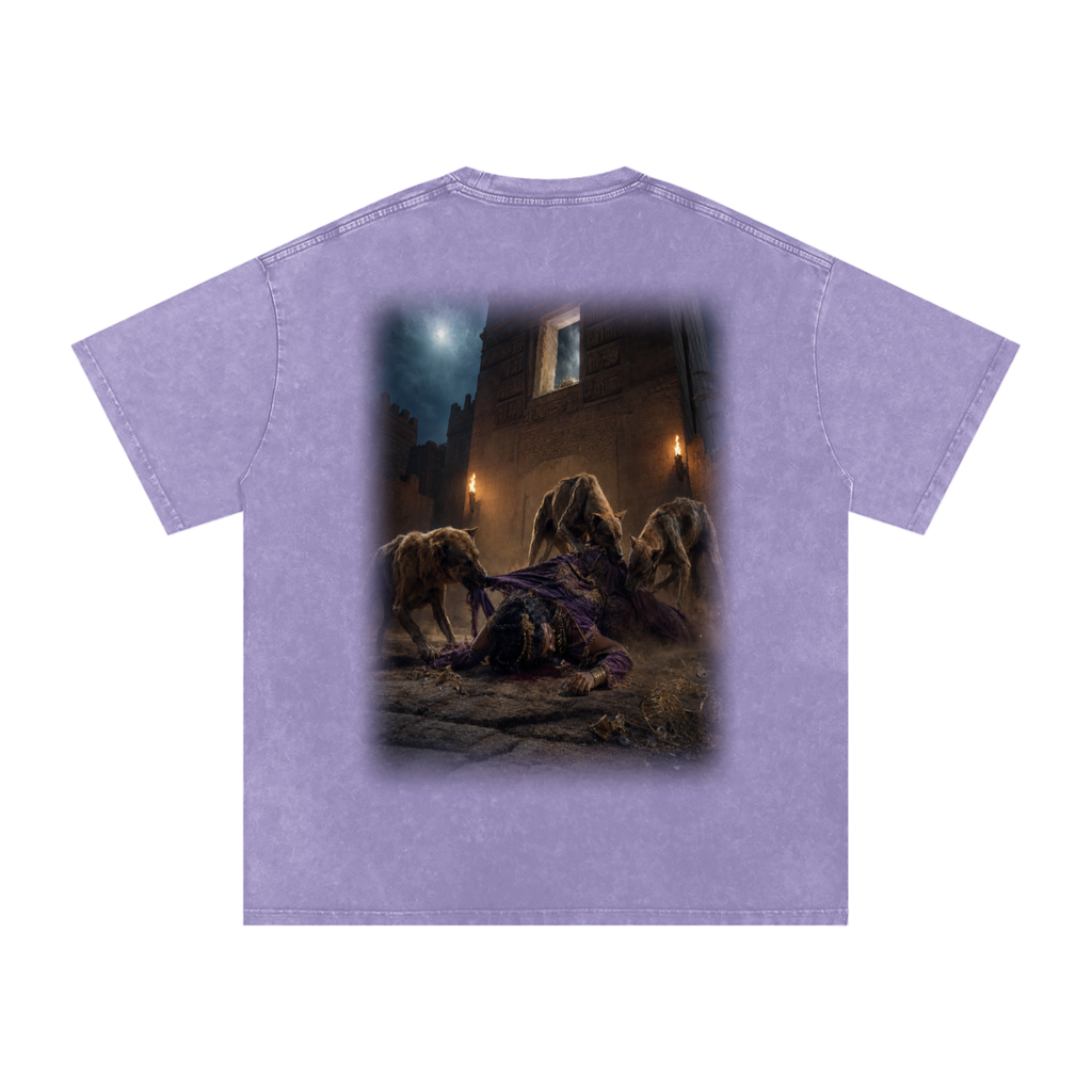 Jubilore “Jezebel” Snow Washed Oversized Cotton T-Shirt