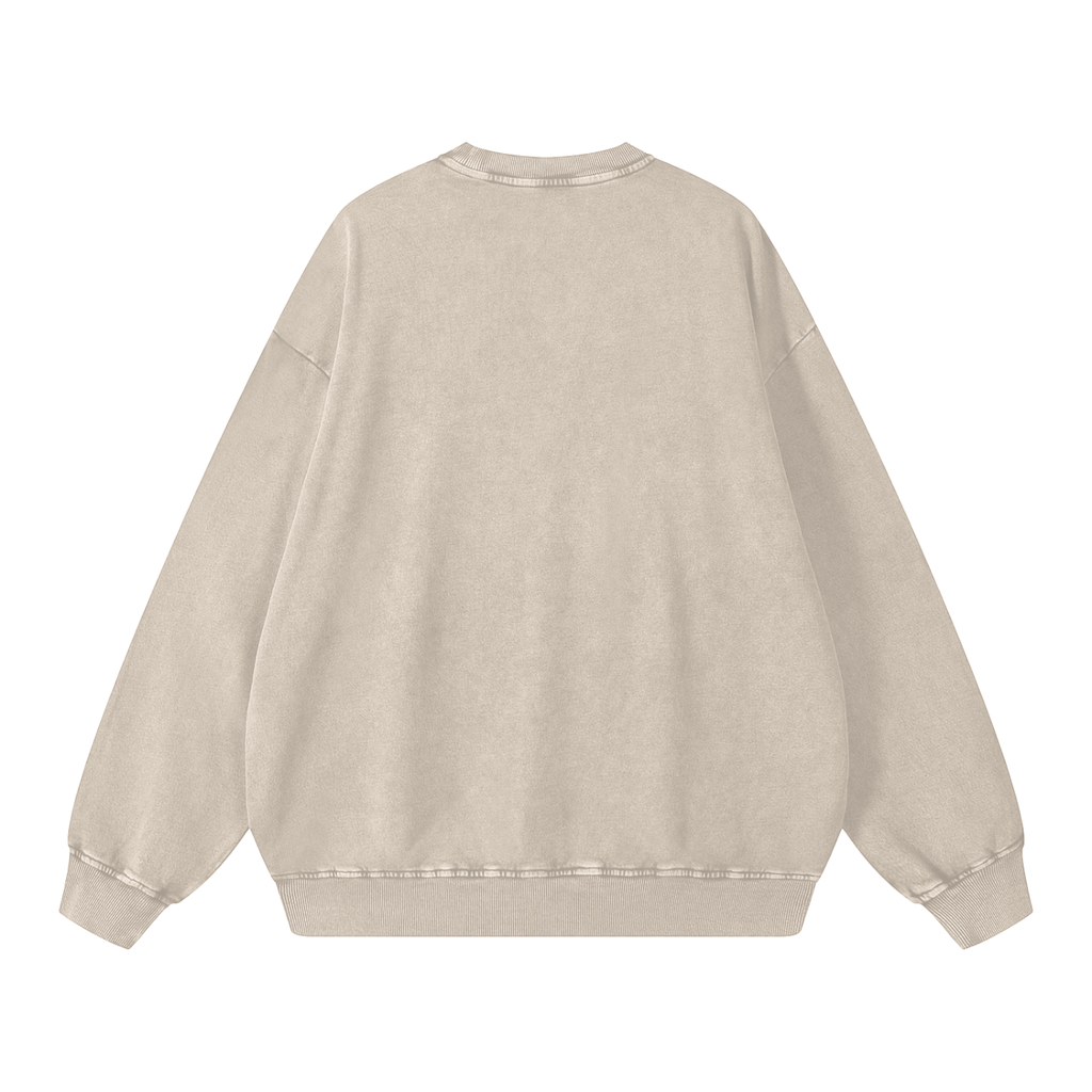 Jubilore "NAA" Snow Washed Oversized Sweatshirt