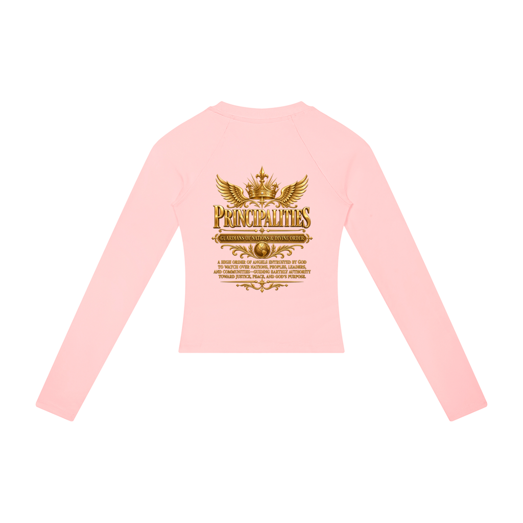 Jubiloré "Principalities" Women’s Slim Raglan Long Sleeve T-Shirt
