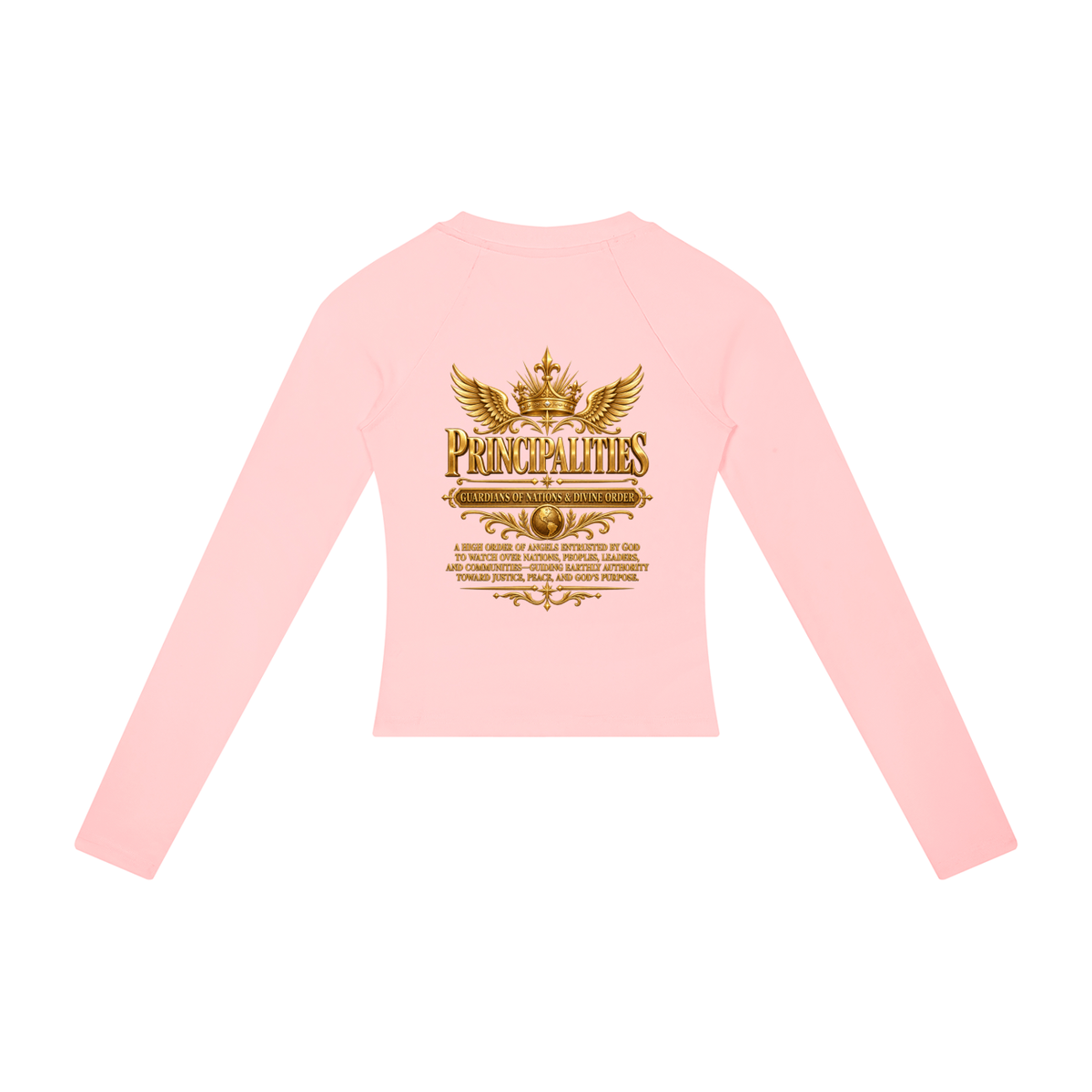 Jubiloré "Principalities" Women’s Slim Raglan Long Sleeve T-Shirt