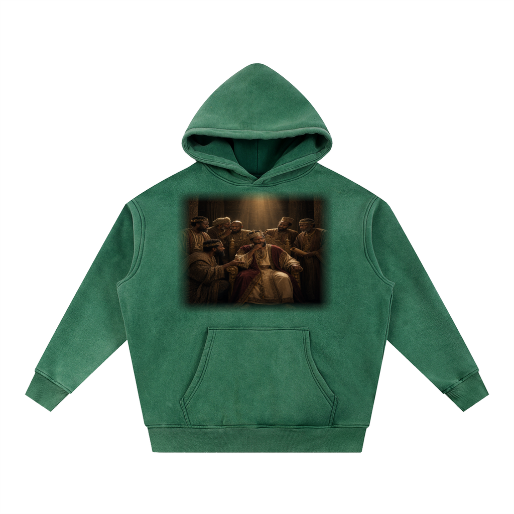 Jubilore "Daniel" Snow Wash Fleece Oversize Hoodie
