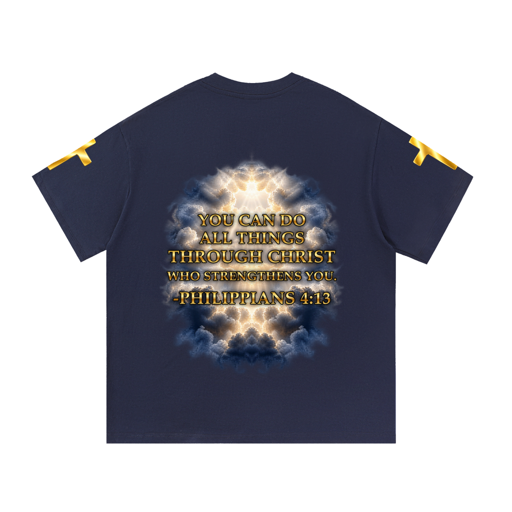 Jubilore "Christ Saves" Essential Cotton T-Shirt