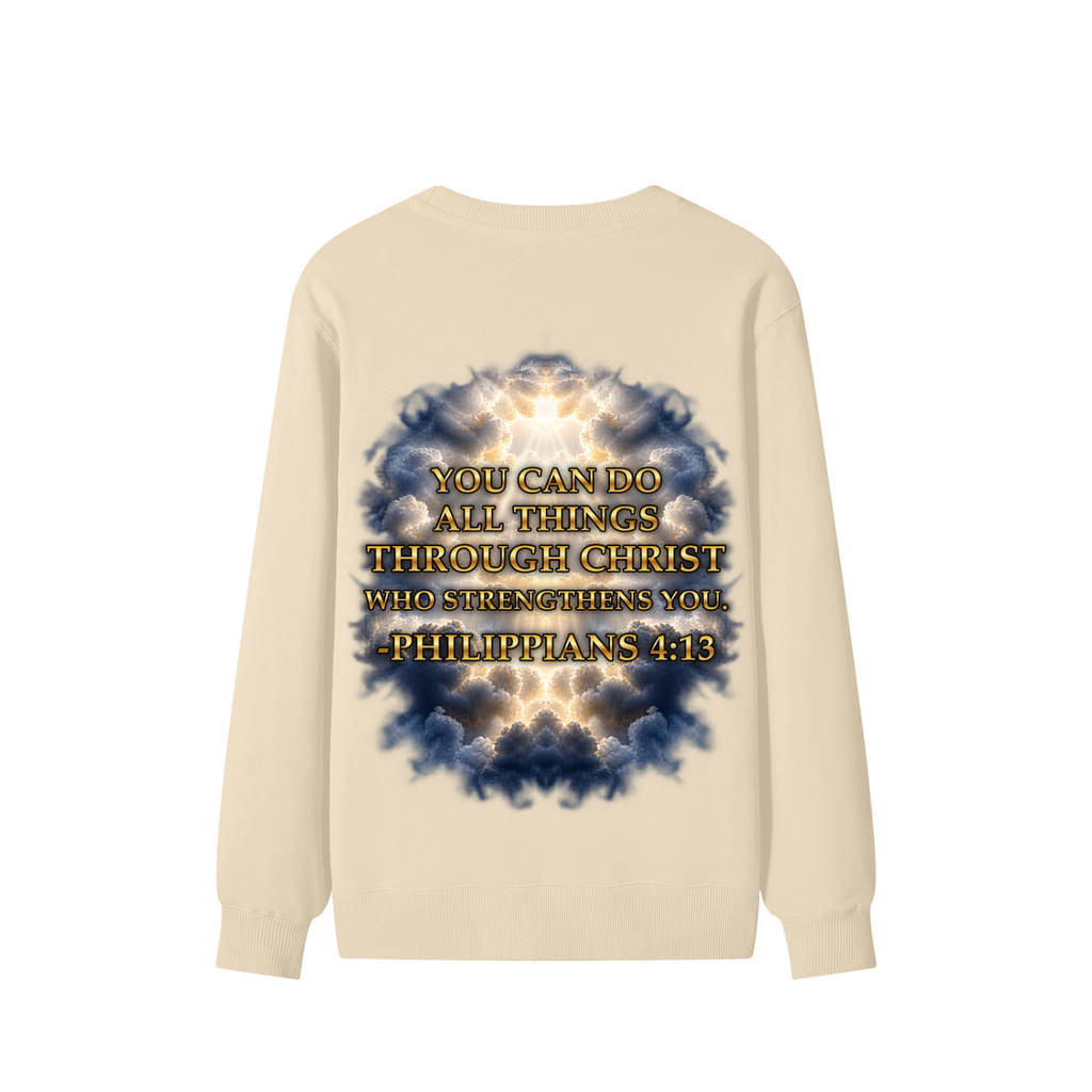 Jubilore "Christ Saves" Classic Unisex Cotton Sweatshirt