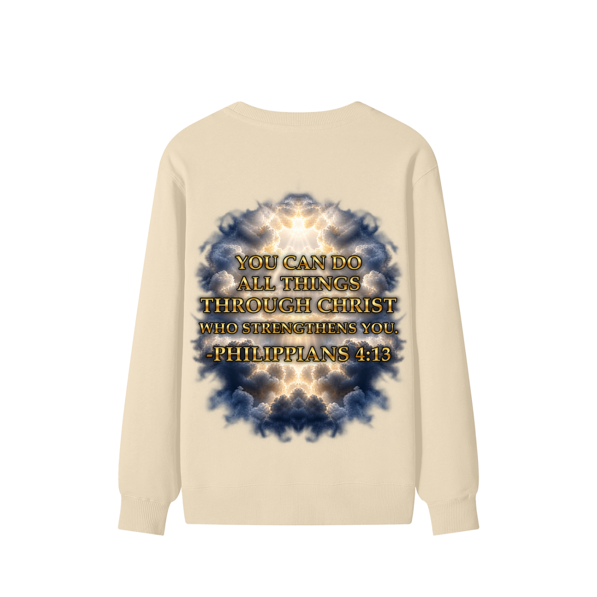 Jubilore "Christ Saves" Classic Unisex Cotton Sweatshirt