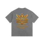 Jubilore "Principalities" Vintage Washed Oversized Cotton T-Shirt