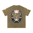 Jubilore "Christ Saves" Snow Washed Oversized Cotton T-Shirt